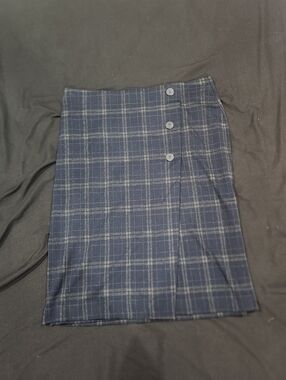 NWT J Jill Plaid Stretch A Line Wrap